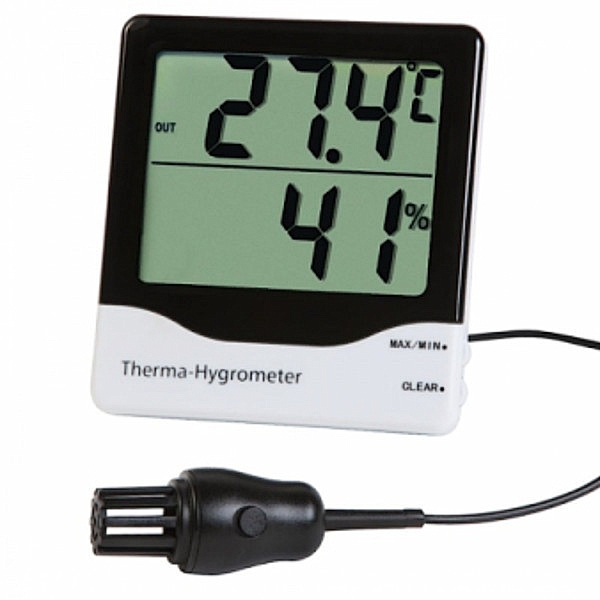 ETI Therma-Hygrometer with internal & external temperature probe